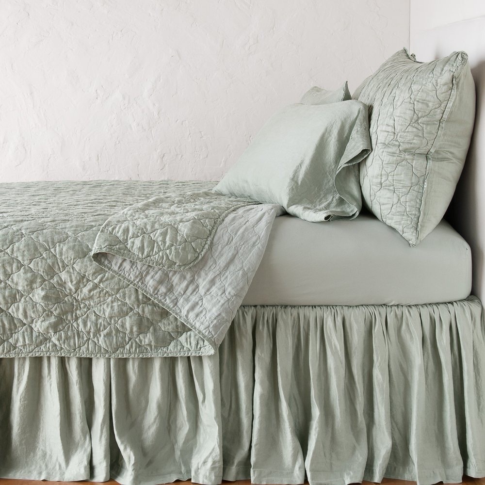NWT Bella Notte LUNA Coverlet in Eucalyptus
